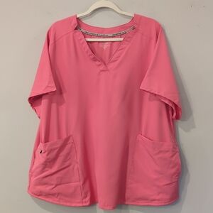 Cuddl‎ Duds Scrub Top Pink size 3X